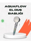 ® Rahatlatıcı Yağmur Etkili El Duşu – Döner Pervaneli, Dayanıklı ve Şık Tasarım