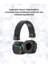® RGB Işıklı Katlanabilir Bluetooth 5.3 Kulak Üstü Kulaklık