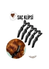 Saç Pensi Saç Klipsi 5 Adet Crocodile Design