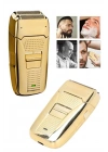 ® Sakal Kesme Tıraş Makinesi Paslanmaz Çelik Gold Şarjlı