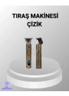 ® Şarjlı Kablosuz Tıraş Makinesi – 1800 mAh Batarya, Uzun Pil Ömrü, Profesyonel Sessiz Motor