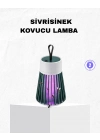 ® Şarjlı Mor Işıklı Sivrisinek Öldürücü Lamba – Sessiz ve Kimyasal İçermez