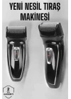 ® Şarjlı Paslanmaz Çelik Bıçaklı ve Kablosuz Saç Sakal Tıraş Makinesi