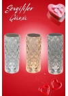 ® Sevgililer Günü İçin Hediye Kristal Lamba Sevgiliye Hediye USB Şarjlı Gece Lambası