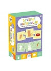 ® Sevimli Hayvanlar Eğitici Eşleştirme Puzzle 36 Parça