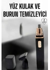 ® Seyahat Tipi Mini Taşınabilir Siyah Burun Kulak Yanak Kıl ve Tüy Temizleme Makinesi