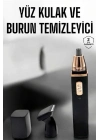 ® Seyahat Tipi Mini Taşınabilir Siyah Burun Kulak Yanak Kıl ve Tüy Temizleme Makinesi