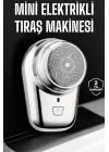 ® Seyahat Tipi Tıraş Makinesi Taşınabilir Kablosuz Mini Paslanmaz Çelik