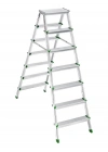 ® SM Saraylı 7+7 Çift Taraflı Alüminyum Merdiven
