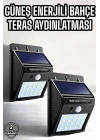 Solar Güneş Enerji Panelli Sensörlü Lamba Enerji Tasarruflu