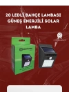 ® Su Geçirmez 20 LED Solar Aydınlatma | Dış Mekan için PIR Hareket Sensörü ile Akıllı Işık