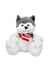 ®  Oturan Husky Atkılı Peluş Köpek 30 cm