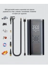 ® Taşınabilir 80W Kablosuz Lastik Şişirme Pompası Dijital Ekranlı
