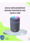 ® Taşınabilir Hava Nemlendirici – Renkli Işık ve USB Bağlantı