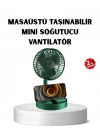 ® Taşınabilir Katlanabilir Mini Fan 3 Kademeli Şarj Edilebilir