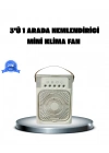 ® Taşınabilir Mini Klima Fan 3’ü 1 Arada Soğutucu, Nemlendirici ve Gece Lambası