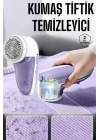 ® Tiftik Temizleme Makinesi USB Şarjlı Tüy Toplayıcı Kablosuz
