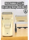 ® Tıraş Makinesi Paslanmaz Çelik Şarjlı Taşınabilir