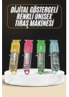 ® Tıraş Makinesi Renkli Dijital Göstergeli Epilasyon Öncesi Kısaltma Makinesi