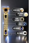 ® Tıraş Makinesi Şarjlı Profesyonel Saç Kesme Makinesi Gold Çizik Tıraş