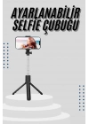® Tripod Selfie Çubuğu Bluetooth Kumandalı Kablosuz Led Işıklı