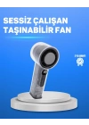 ® Ultra Sessiz USB Şarjlı Fan | Taşınabilir ve Hafif Tasarım