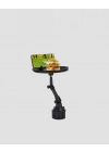 ® Universal Araç İçi Bardaklık Tepsisi 9 İnç Yemek Alanı ve Telefon Standlı