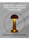 ® USB Şarjlı Dokunmatik LED Masa Lambası – 3 Renk Modu & Dimmer