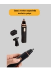 ® USB Şarjlı Sessiz Burun ve Kulak Kılı Temizleme Cihazı