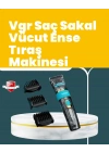 ® VGR V-695 Saç ve Sakal Kesme Makinesi LED Ekranlı 5 Uzunluk Ayarı