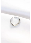 ® Yassı Silver Renk Ayarlanabilir Yüzük