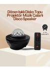 ® Yıldız & Okyanus Dalga Projektörü – Bluetooth / USB Hoparlörlü