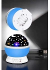 ® Yıldızlı Gökyüzü Projeksiyon Gece Lambası Hareketli Işık Şovu