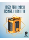 ® Yüksek Hızlı Mini Klima Fan – 11 m/s Rüzgar Gücü, 100 Hız Ayarı