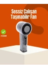 ® Yüksek Hızlı Şarjlı Fan | Kamp, Ofis ve Açık Hava İçin İdeal