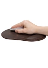 ÇOK SATAN Bileklikli Deri Mouse Pad Antik Koyu Kahve