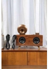ÇOK SATAN Bluetooth Hoparlör Ahşap Klasik Retro Gramofon Bluetooth Müzik Kutusu