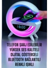 ÇOK SATAN Bluetooth Hoparlör Dijital Göstergeli Wireless Şarj RGB Işıklı