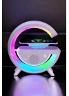 ÇOK SATAN Bluetooth Hoparlör Dijital Göstergeli Wireless Şarj RGB Işıklı