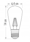 ÇOK SATAN CATA CT 4350 4W Led Ampul 2700K Amber E27 Duy