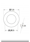 ÇOK SATAN CATA CT 5169 Led Spot 18W 6400K Beyaz Işık