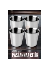 ÇOK SATAN Çelik Bardak Seti 4 Adet Fazio Giacinto Design