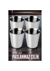 ÇOK SATAN Çelik Bardak Seti 4 Adet Fazio Giacinto Design