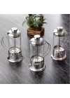 ÇOK SATAN Çelik Kulplu Cam French Press - 350 ml