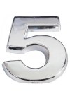 ® Cemax Krom Yapışkanlı 5 Rakamı 5 cm