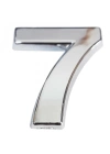 ® Cemax Krom Yapışkanlı 7 Rakamı 5 cm