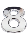 ® Cemax Krom Yapışkanlı 8 Rakamı 5 cm