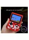ÇOK SATAN Çift Kol 400 Nostalji Oyunlu Mini Atari Kırmızı Oyun Konsolu