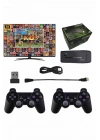 ÇOK SATAN Çift Kollu 2.4g kablosuz Retro 4k Game stick 3500 oyun atari HD Görüntü Kalitesi
