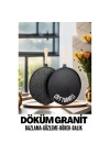 ÇOK SATAN Çift Taraflı Döküm Granit Gözleme Bazlama Tavası